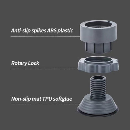 Ultra-Quiet Anti-Vibration Support Pads for Front & Top-Load Washing Machines